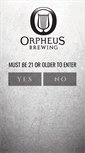 Mobile Screenshot of orpheusbrewing.com