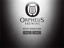 Tablet Screenshot of orpheusbrewing.com